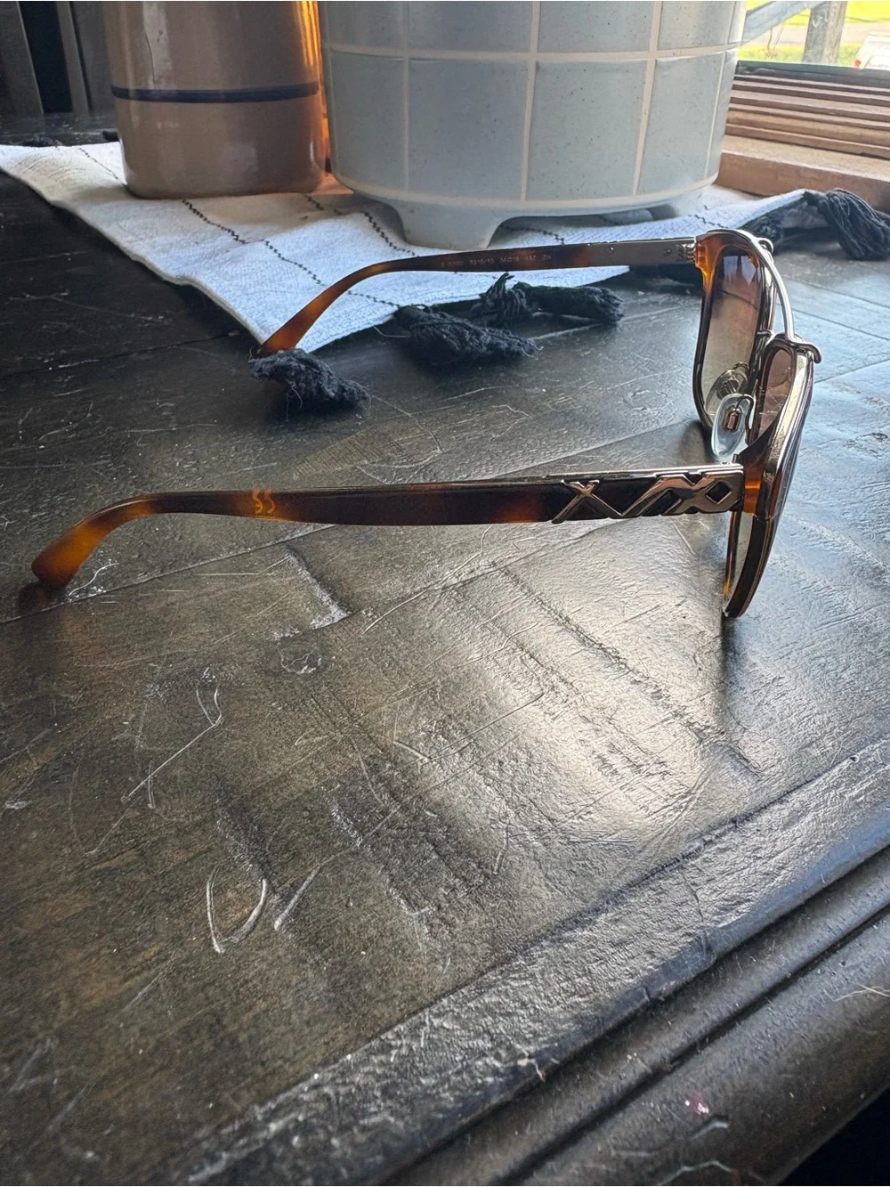 RARE Burberry Womens Pilot Sunglasses Havana Brown Gradient